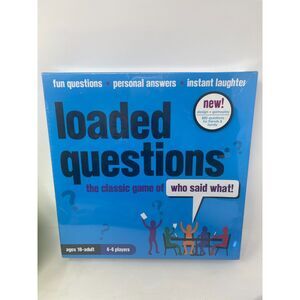 New Loaded Questions "The Classic Game of Who Said What" Guessing Board Game USA